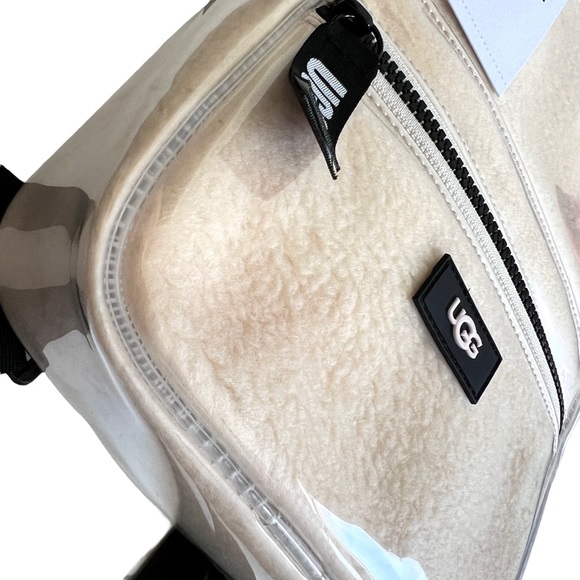 New UGG Dannie II Mini Backpack Clear Cream Black OS - Picture 6 of 8